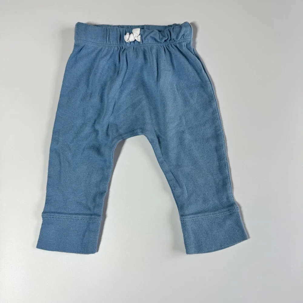 Baby Boy Pants Size 6 Months Carter’s Blue Gray Navy Baseball Sports Buttons - Picture 10 of 15